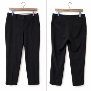 LOFT Marisa Slim Black Ankle Pants, Size 4 – 28” Inseam